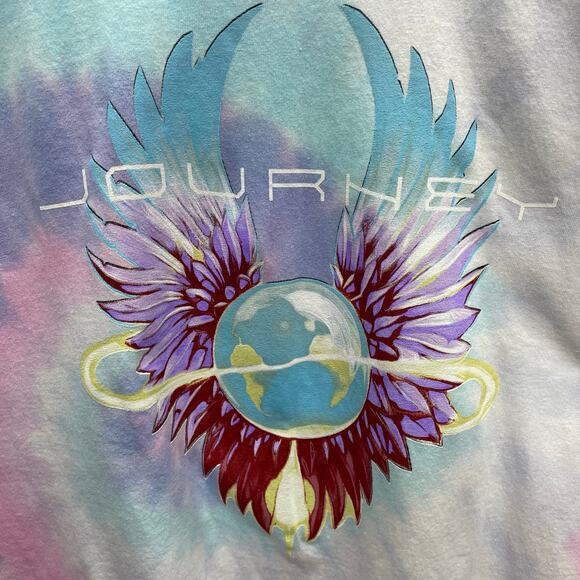 Journey 2024 Pastel Tie Dye Infinity Wings Tee Official Merchandise Size Large - Picture 4 of 9